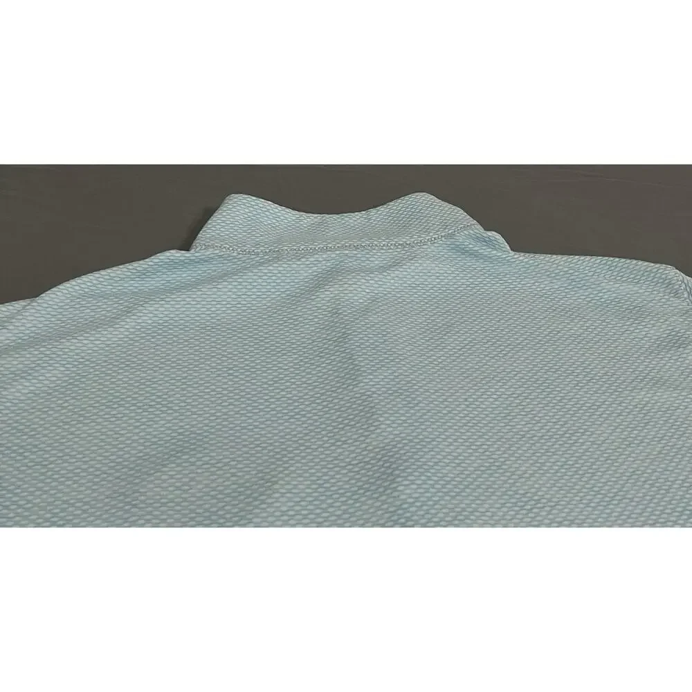 Columbia Men’s 1/4 Zip Pullover XL Light Blue Kentucky Derby Excellent